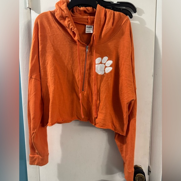 Victoria’s Secret Pink Bling Clemson Large Hoodie - Picture 1 of 6